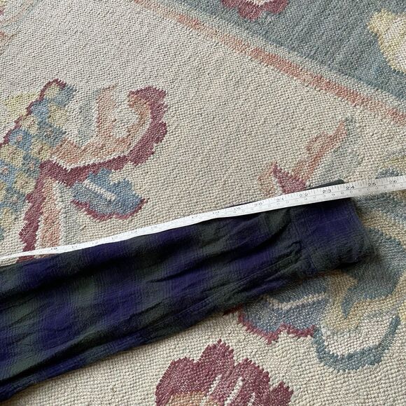 Gitman Vintage Shadow Plaid Flannel Shirt Small Green Blue Cotton Made in USA - Picture 8 of 8